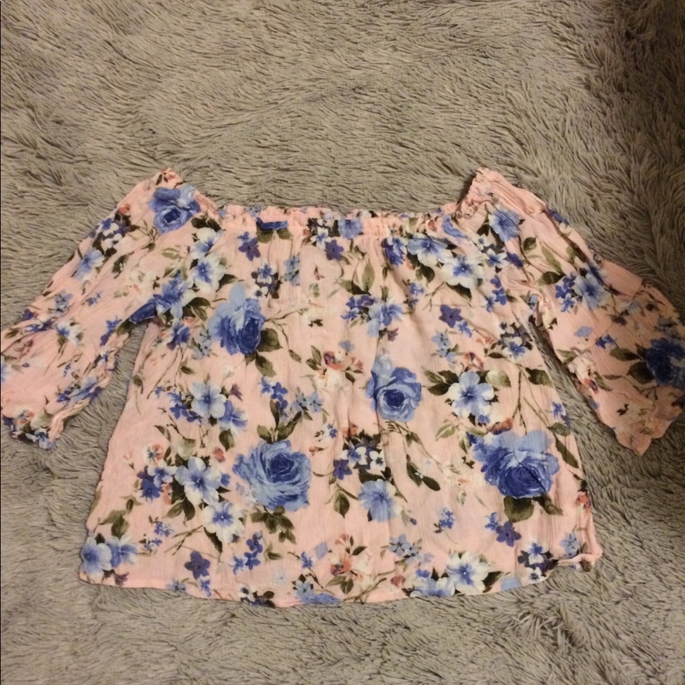 Floral crop top